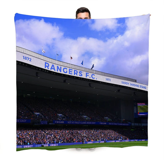 Rangers Stadium - Fleece 150cm X 150cm collectible from https://britishmade.gifts/