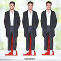 Lando Norris Suit Shelf Top Cardboard Cutout Pack Height 31cm, side angle
