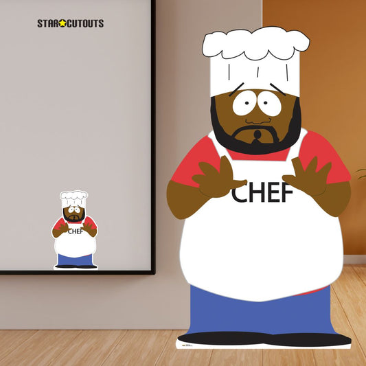South Park Chef Cardboard Cut Out Height 164cm, alternate view