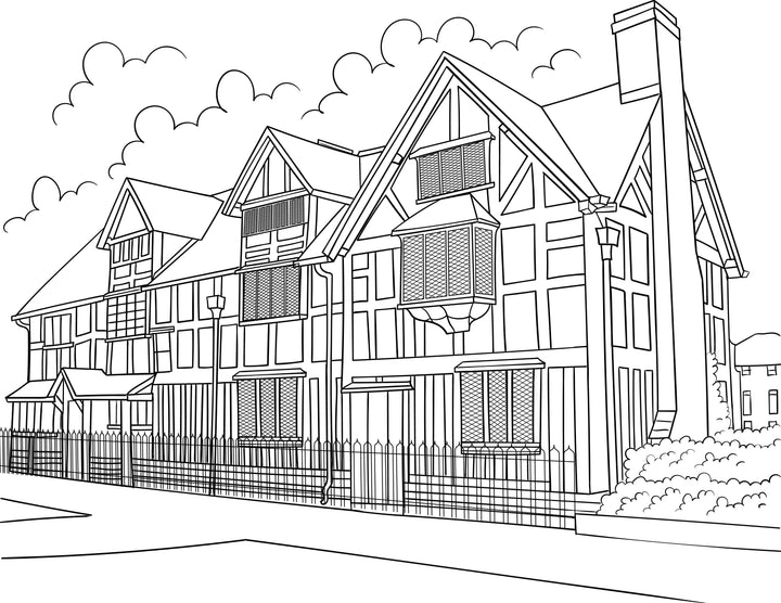 Stratford-upon-Avon Colouring Book (A4)