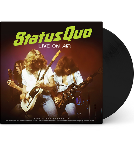 Status Quo – Live On Air (12-Inch Album on 180g Vinyl) collectible from Coda Records
