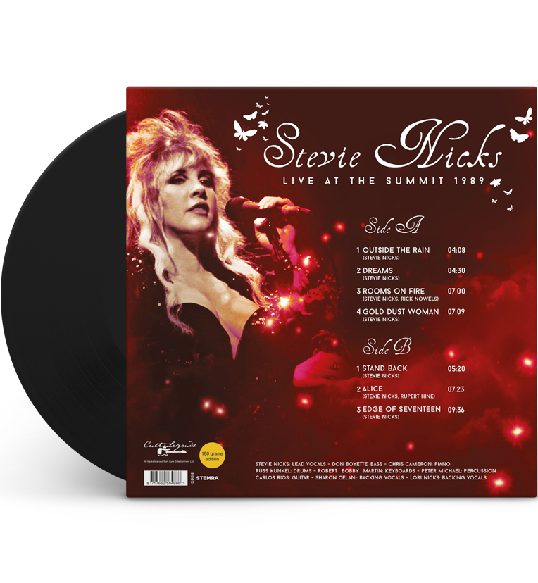 Stevie Nicks – Live at The Summit 1989 (12-Inch Album on 180g Vinyl), close-up detail