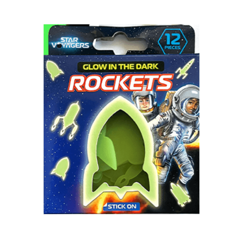 Stick On Glow In The Dark Rockets collectible from PoundFun