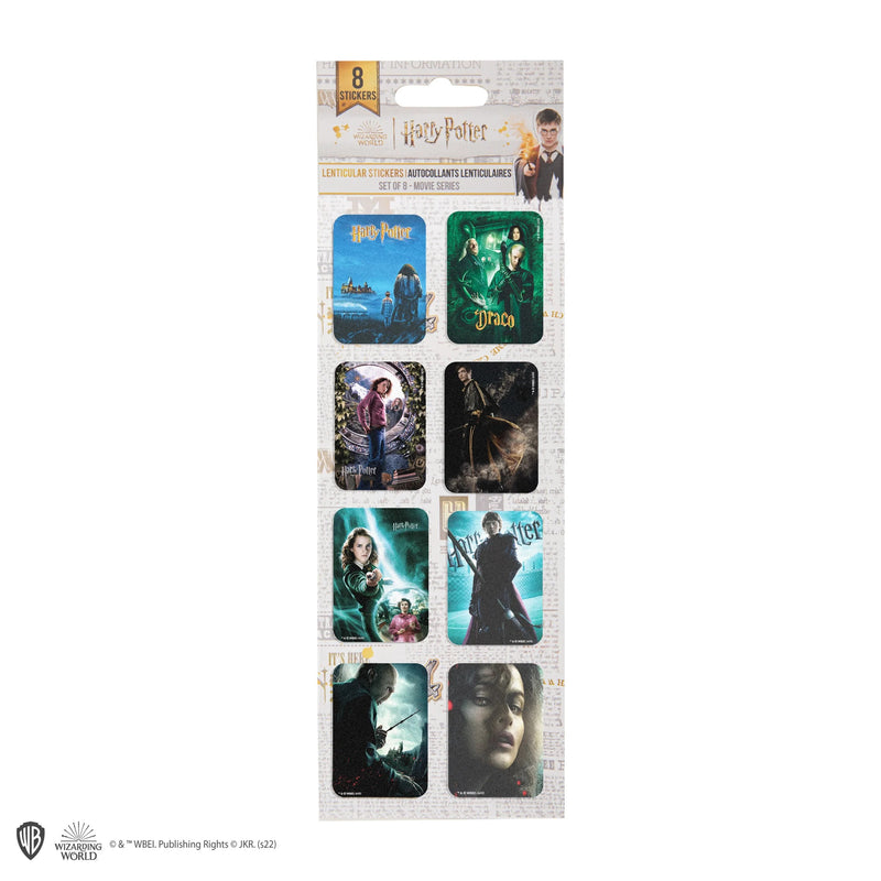 Harry Potter 8 Movie Lenticular Stickers Set