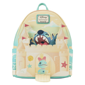 Loungefly Disney Stitch Sandcastle Beach Surprise Mini Backpack, rear view
