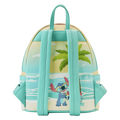 Loungefly Disney Stitch Sandcastle Beach Surprise Mini Backpack, packaging shot