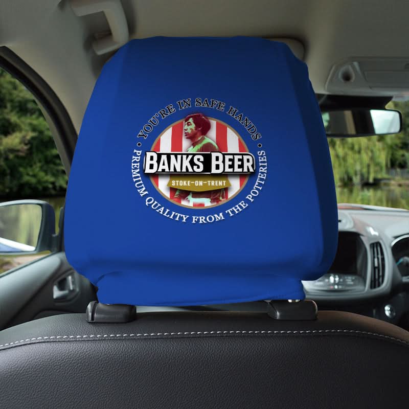 Stoke Victoria Banks- Football Legends - Headrest Cover collectible from https://britishmade.gifts/