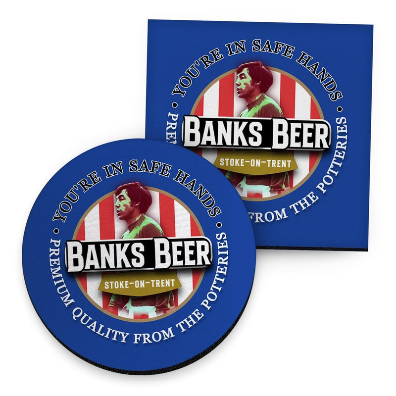 Stoke Victoria Banks- Football Coaster - Square Or Circle collectible from https://britishmade.gifts/