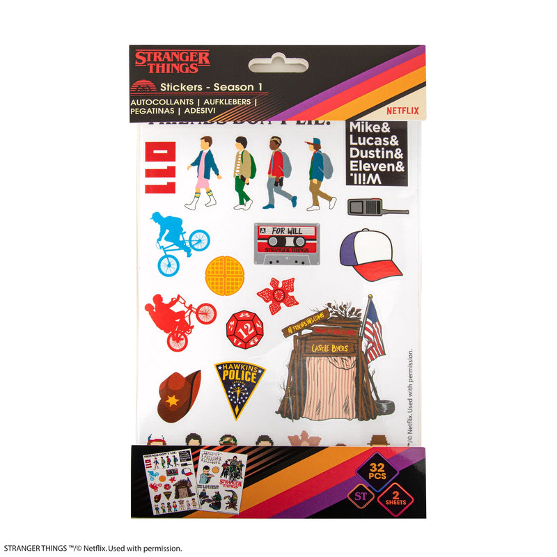 Stranger Things Season 1 Sticker Set