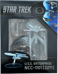 U.S.S. Enterprise NCC-1701 (2271) Refit TMP Model Diecast Ship (Eaglemoss / Star Trek) Boxed 2021 Wave 3 Edition, in display