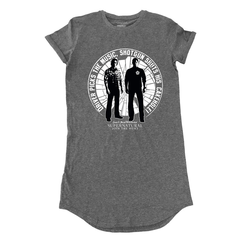Supernatural Pick The Music T-Shirt Dress collectible from Heroes Inc Dropship