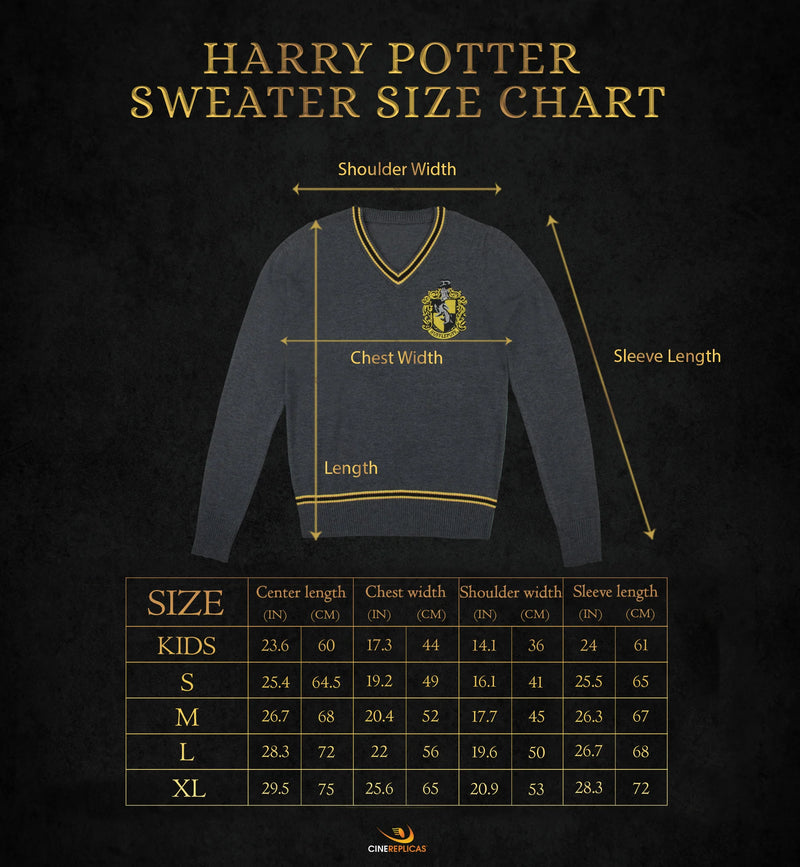Hufflepuff Sweater, rear view