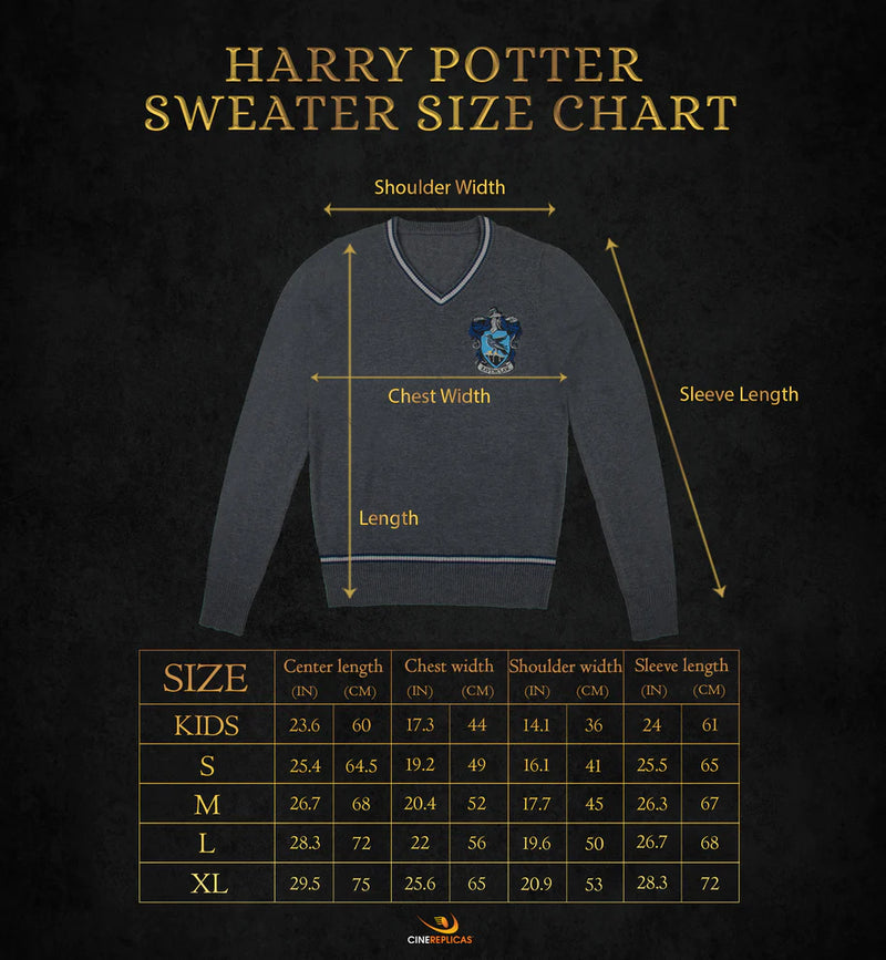 Harry Potter Ravenclaw Sweater, rear view