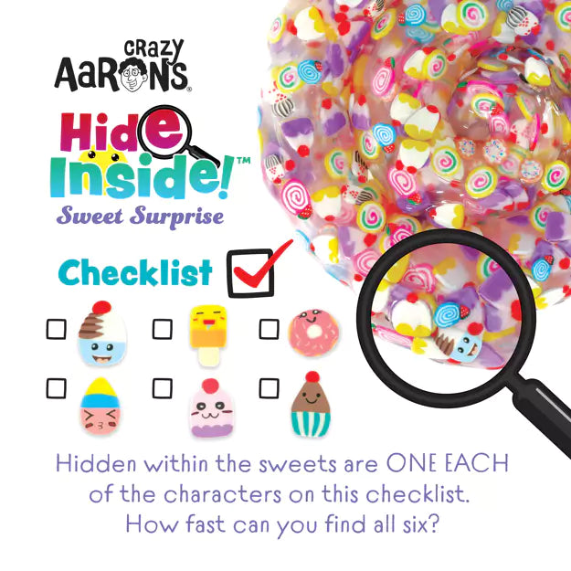 Hide Inside Sweet Surprise - Thinking Putty, side angle
