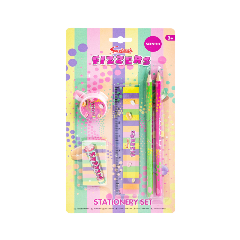 Swizzels Fizzers Scented 5 Piece Stationery Set collectible from PoundFun