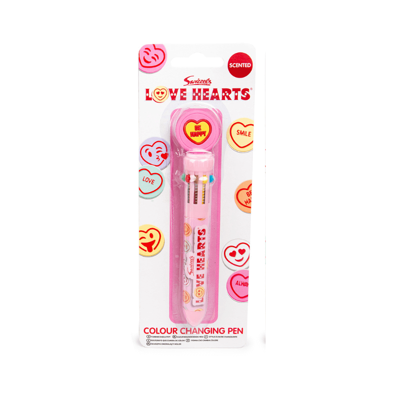 Swizzels Love Hearts Scented 10 Colour Pen collectible from PoundFun