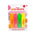 Swizzels Love Hearts Scented Highlighters 4 Pack collectible from PoundFun