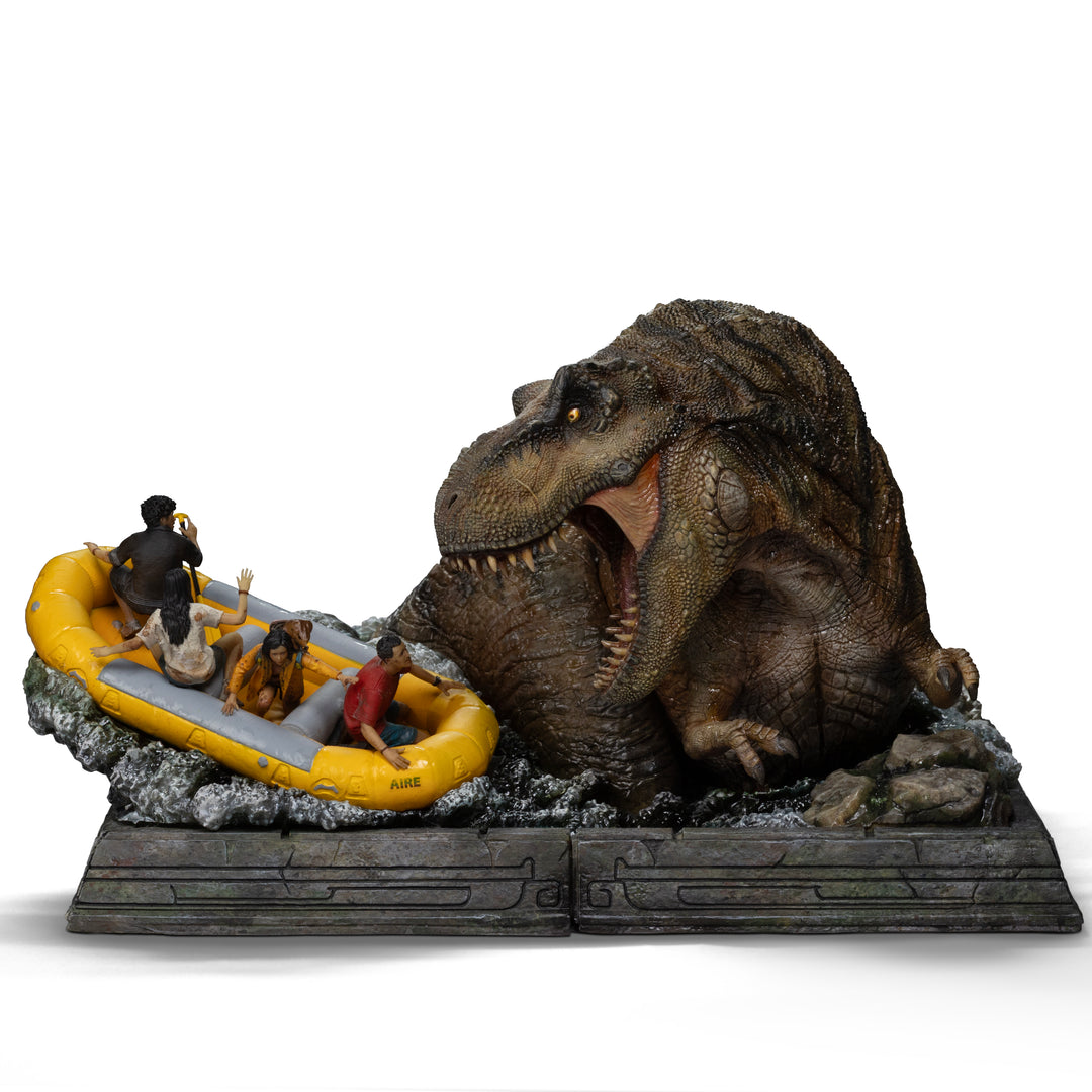 Iron Studios Jurassic World Rebirth T-Rex River Attack 1/20 Scale Art Scale Statue