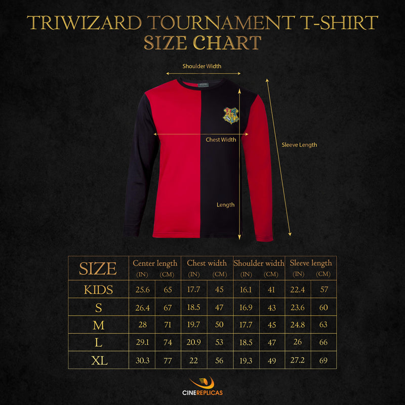 Harry Potter Gryffindor Triwizard Tournament T-Shirt, rear view