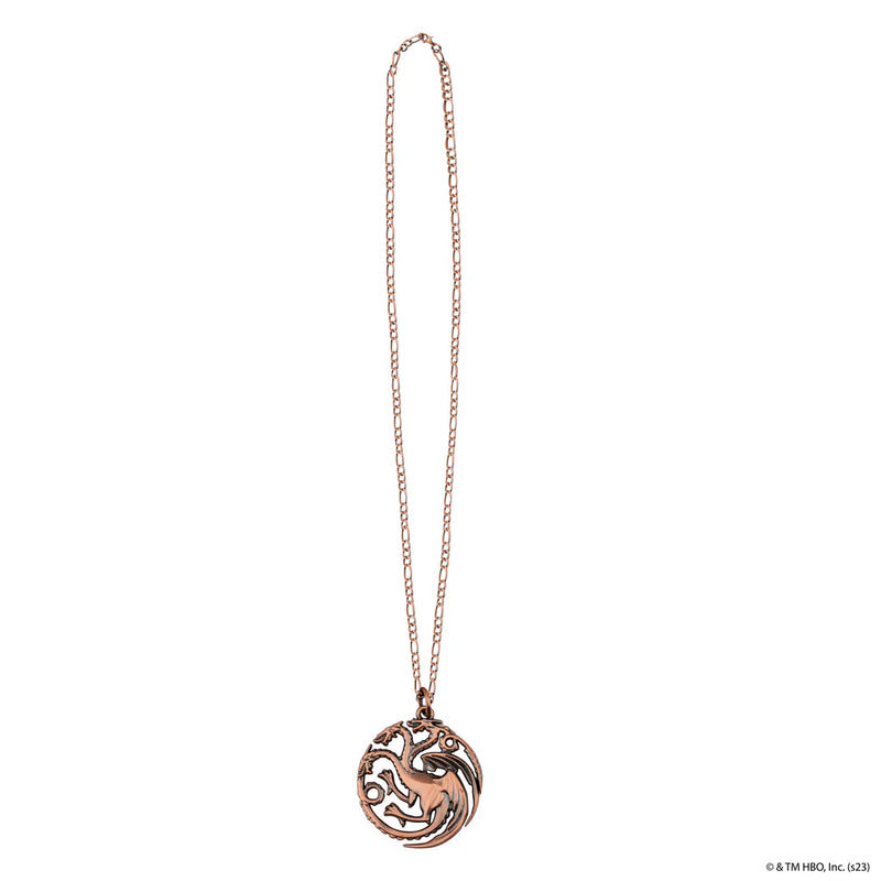 Game of Thrones Targaryen Sigil Necklace, rear view