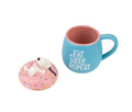 Peanuts Snoopy Donut 3D Mug with Lid 500 ml
