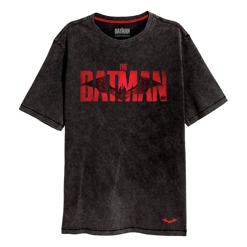 DC The Batman - Logo SuperHeroes Inc. Acid Wash T-Shirt collectible from Heroes Inc Dropship