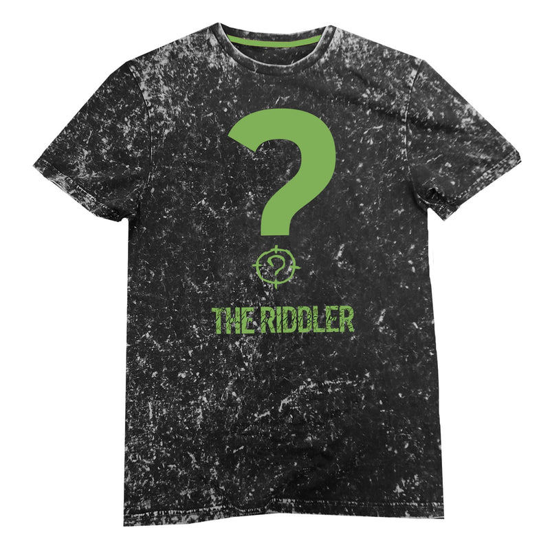 DC The Batman - The Riddler SuperHeroes Inc. Paint Splatter T-Shirt collectible from Heroes Inc Dropship