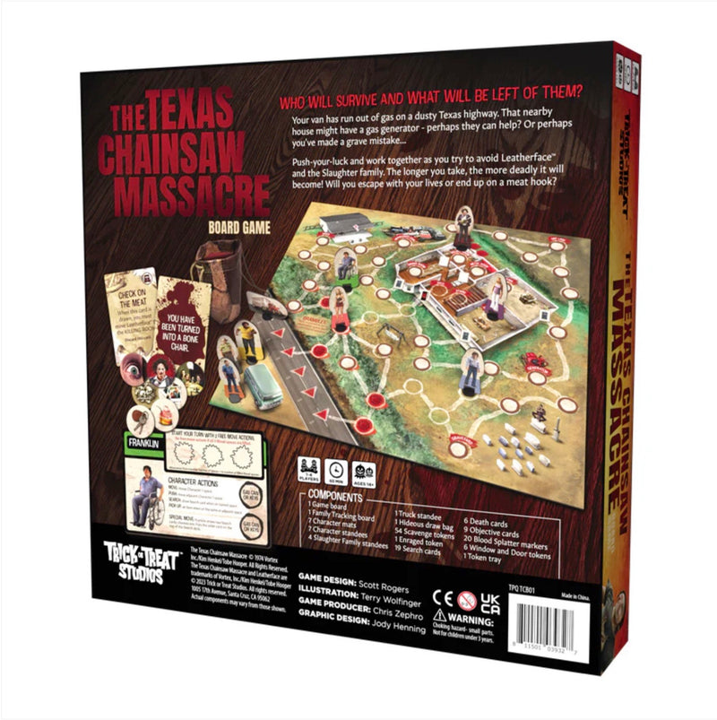 Texas Chainsaw Massacre Leatherface Board Game alternate view