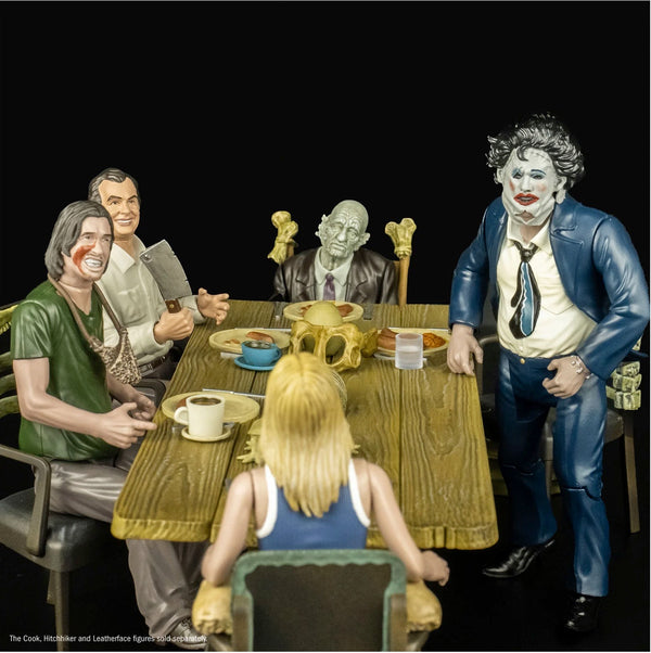 Texas Chainsaw Massacre (1974) Dinner Scene 5" Action Figure Play Set