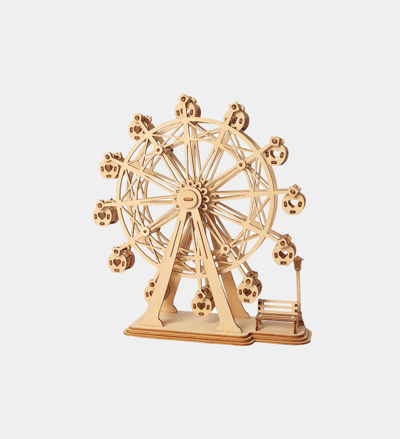 Ferris Wheel 3D Wooden Puzzle TG401, size reference