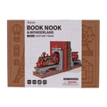 Rolife Century Train DIY Book Nook TGE01, rear view