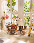 Blossom Cart 3D Wooden Puzzle, packaging shot