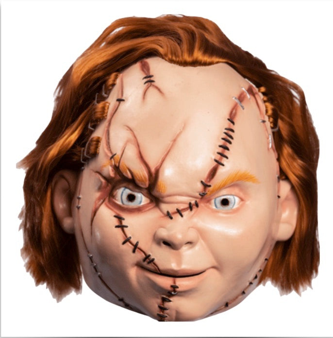 Curse of Chucky Scarred Chucky Latex Mask alternate view