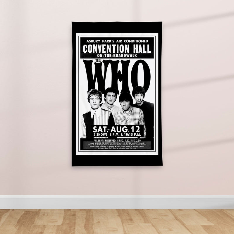 1960's Retro British Rock Music poster - Textile Poster collectible from https://britishmade.gifts/