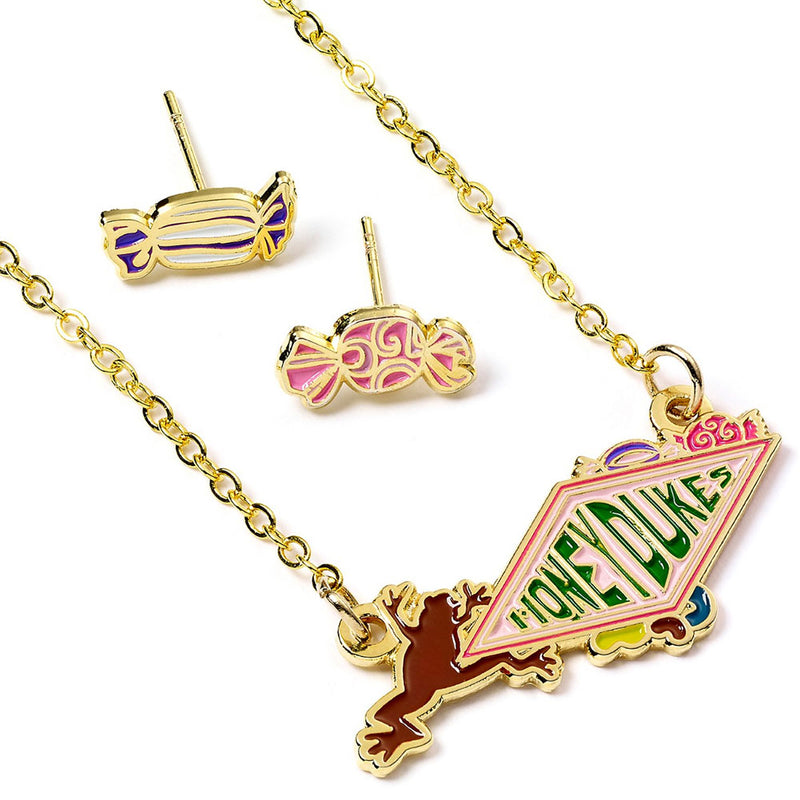 Harry Potter Gold Plated Honeydukes Necklace & Earrings collectible from Infinity Collectibles 2026