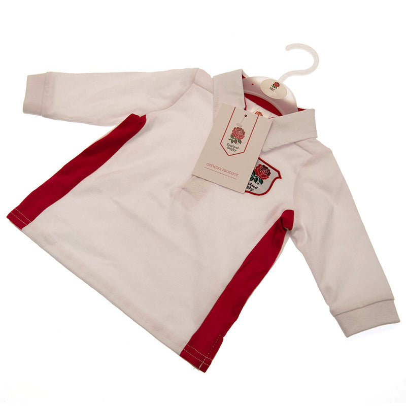 England RFU Rugby Jersey 6-9 Mths RB, close-up detail