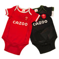 Wales RU 2 Pack Bodysuit 3-6 Mths PC