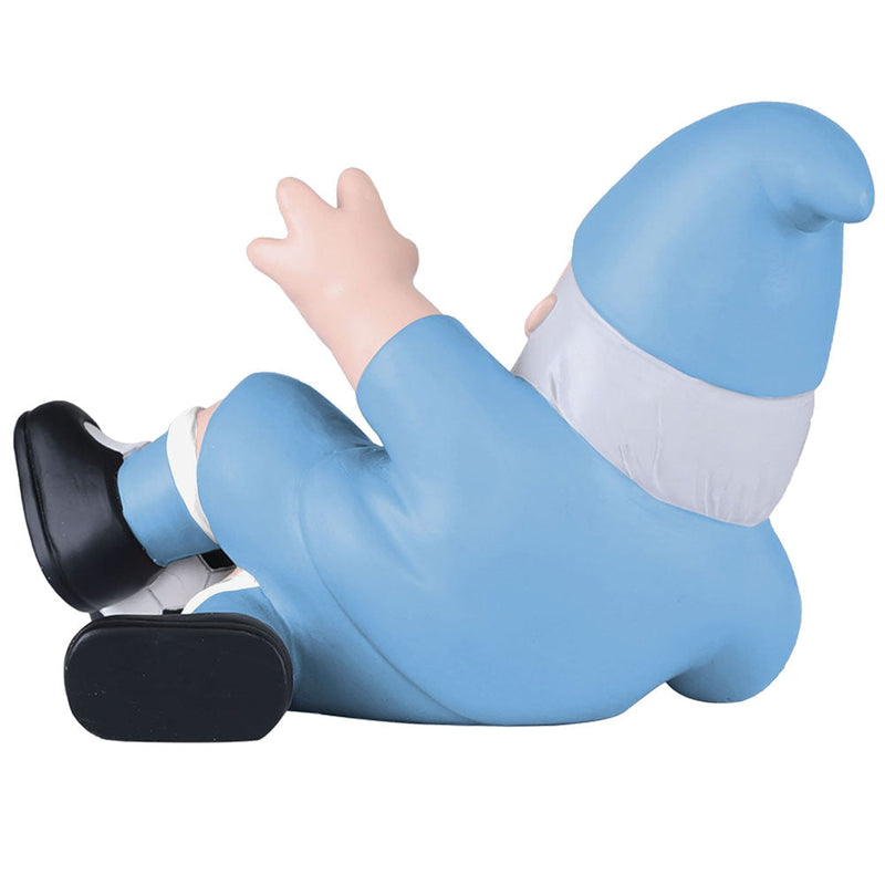 Manchester City FC Sliding Tackle Gnome, alternate view
