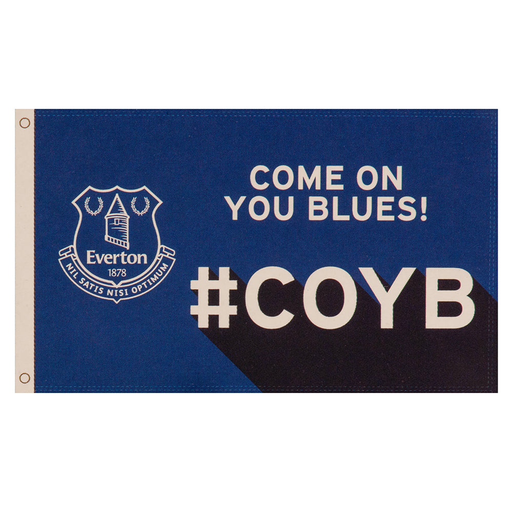 Everton FC Slogan Flag