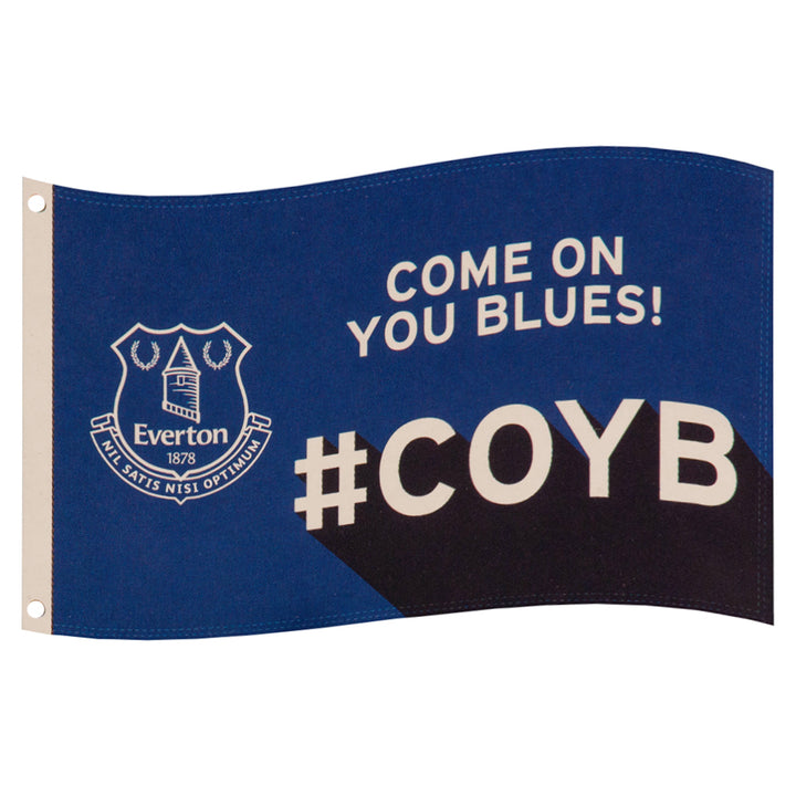 Everton FC Slogan Flag