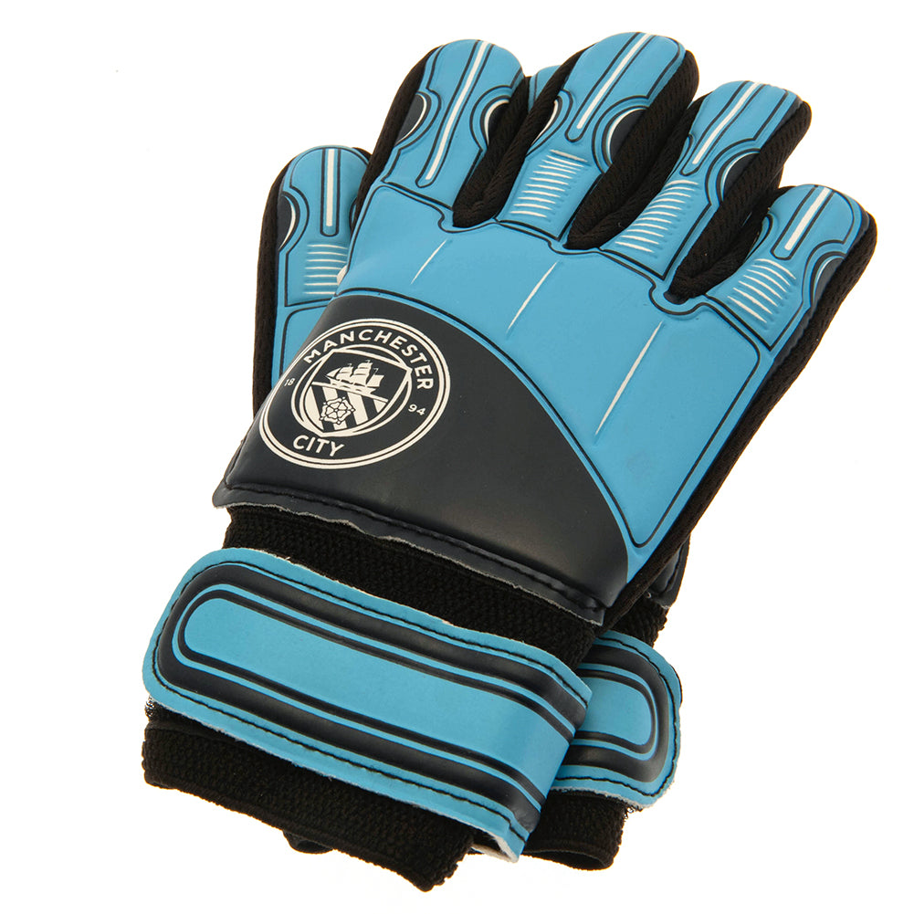 Manchester City FC Goalkeeper Gloves : Size - Kids