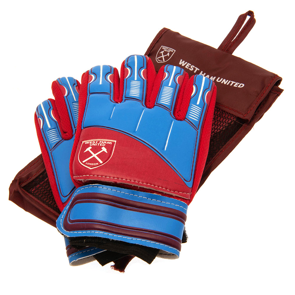 West Ham United FC Goalkeeper Gloves : Size - Kids