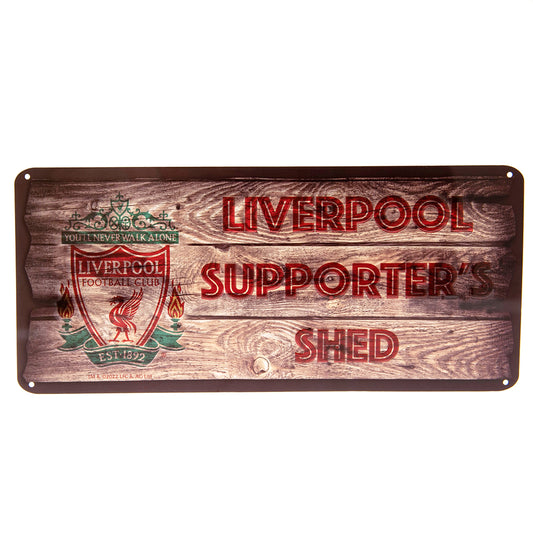 Liverpool FC Shed Sign collectible from Infinity Collectibles 2026