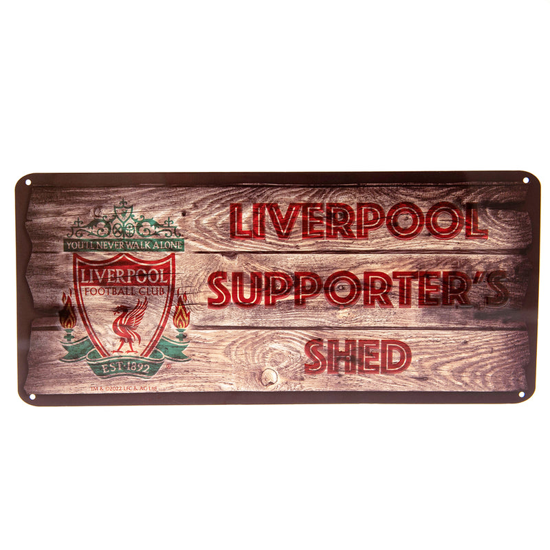 Liverpool FC Shed Sign collectible from Infinity Collectibles 2026