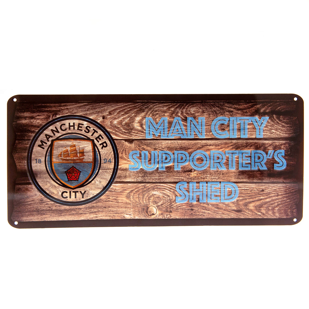 Manchester City FC Shed Sign