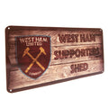West Ham United FC Shed Sign, alternate view