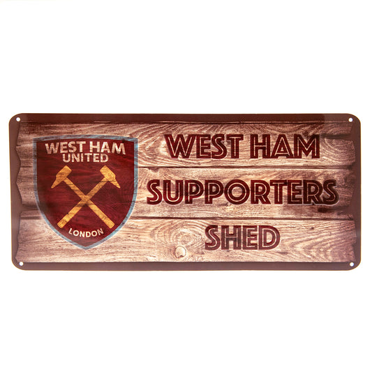 West Ham United FC Shed Sign collectible from Infinity Collectibles 2026