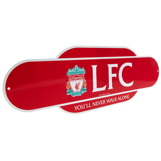 Liverpool FC Colour Retro Sign, alternate view