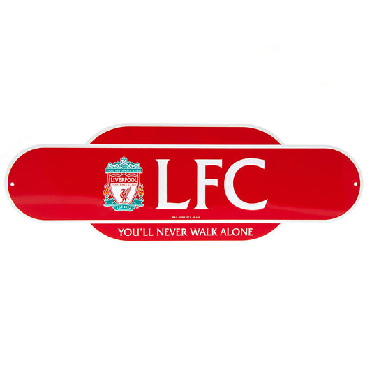 Liverpool FC Colour Retro Sign collectible from Infinity Collectibles 2026