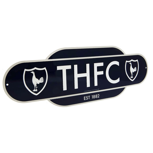 Tottenham Hotspur FC Colour Retro Sign, alternate view